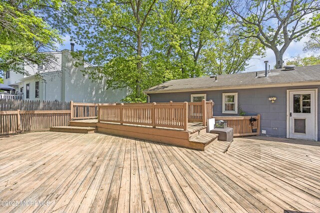 2465 Woodland Rd, Manchester, NJ 08759 - view of wooden deck