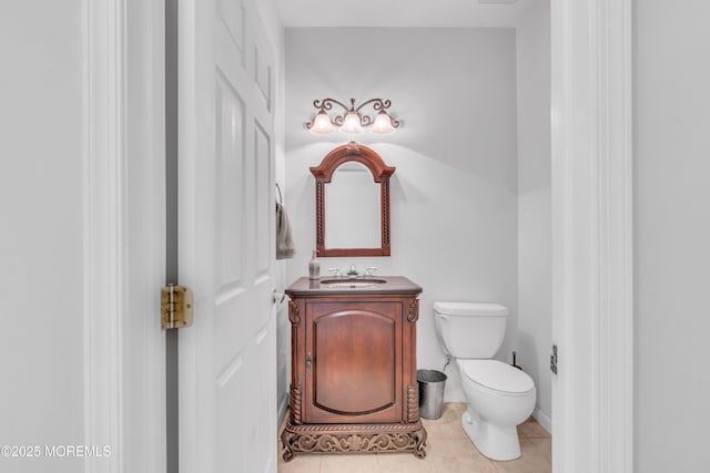 1042 Maxim Southard Rd, Howell, NJ 07731 - bathroom with toilet, tile patterned flooring, and vanity