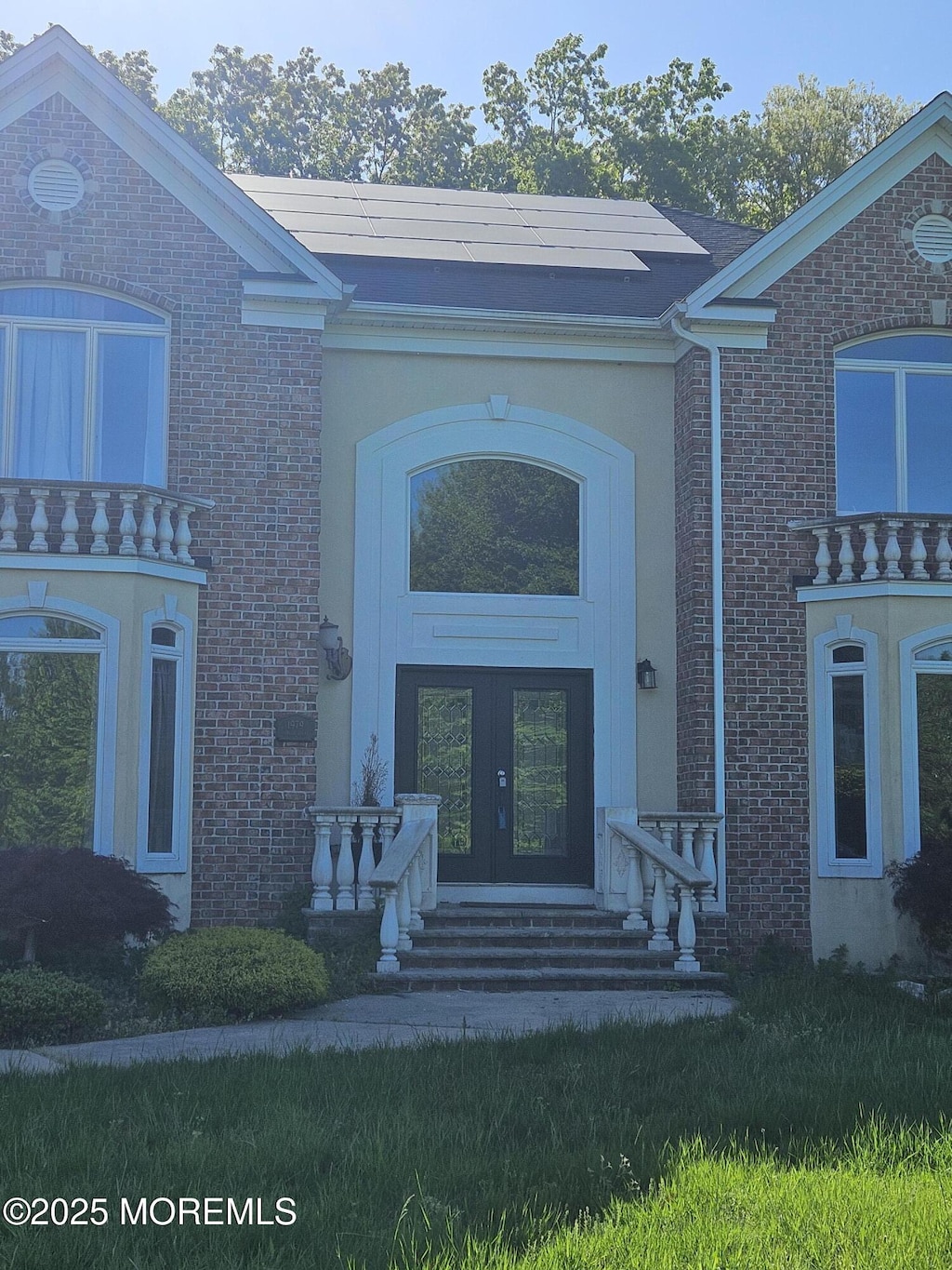 1979 Pamela Ct, Toms River, NJ 08755 - property entrance featuring brick siding and french doors