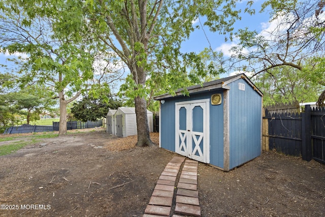 15 Lark Ln, Brick, NJ 08724 - view of shed with a fenced backyard