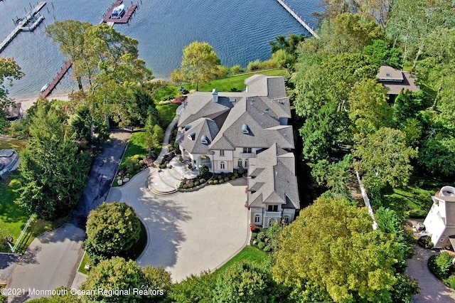 1015 Forrest Rd, Brielle, NJ 08730 - aerial overview of property's location featuring a nearby body of water