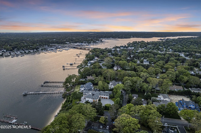 1015 Forrest Rd, Brielle, NJ 08730 - aerial view at dusk of a water view