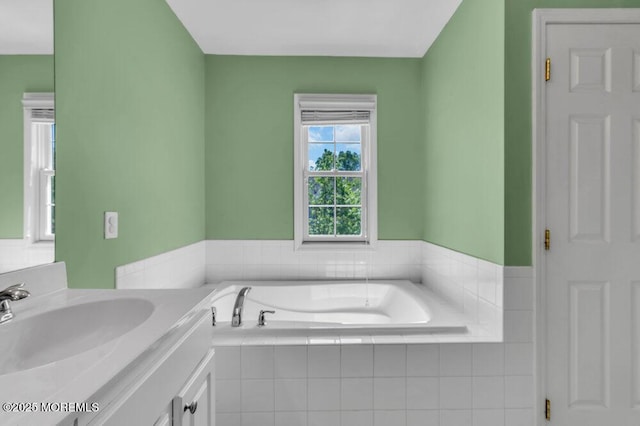 59 Inwood Dr, Manalapan, NJ 07726 - full bath featuring vanity and a bath