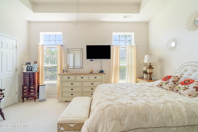 7 Salem Ct, Barnegat, NJ 08005 - bedroom featuring light colored carpet and a tray ceiling