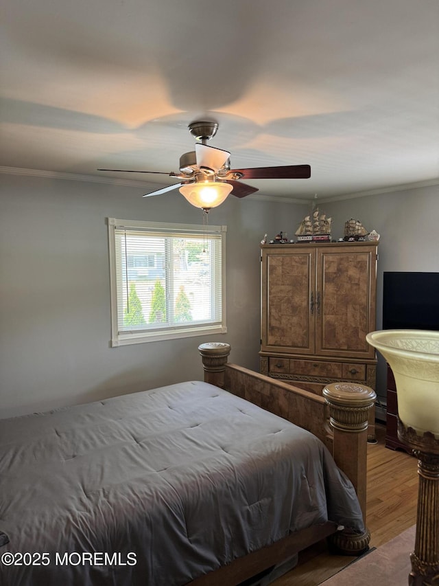 16B Robin St Unit 16B, Manchester, NJ 08759 - bedroom featuring light wood-style floors and a ceiling fan