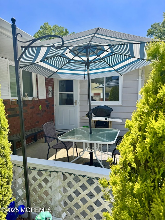 16B Robin St Unit 16B, Manchester, NJ 08759 - view of patio / terrace featuring outdoor dining area