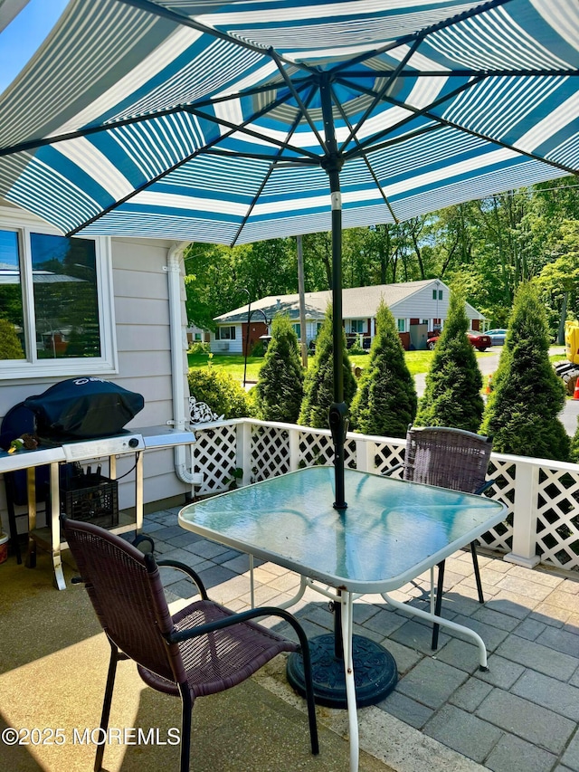 16B Robin St Unit 16B, Manchester, NJ 08759 - view of patio / terrace featuring outdoor dining area and grilling area