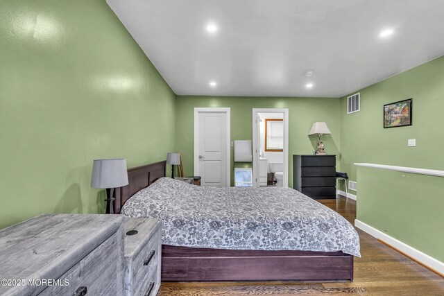 441 E Bird Village Rd, Jackson, NJ 08527 - bedroom featuring recessed lighting, dark wood finished floors, and baseboards