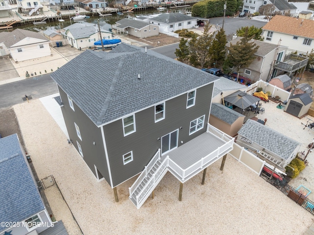 42 W Mohawk Dr, Little Egg Harbor, NJ 08087 - aerial perspective of suburban area