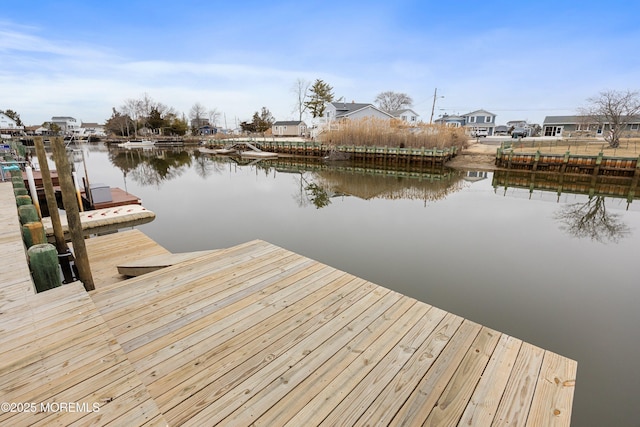 42 W Mohawk Dr, Little Egg Harbor, NJ 08087 - dock area with a water view and a residential view