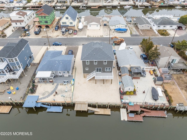 42 W Mohawk Dr, Little Egg Harbor, NJ 08087 - aerial perspective of suburban area with a nearby body of water