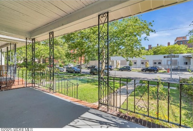 1031 3rd Ave, Asbury Park, NJ 07712 - view of patio featuring a porch
