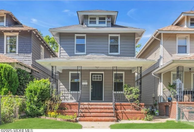 1031 3rd Ave, Asbury Park, NJ 07712 - traditional style home featuring covered porch
