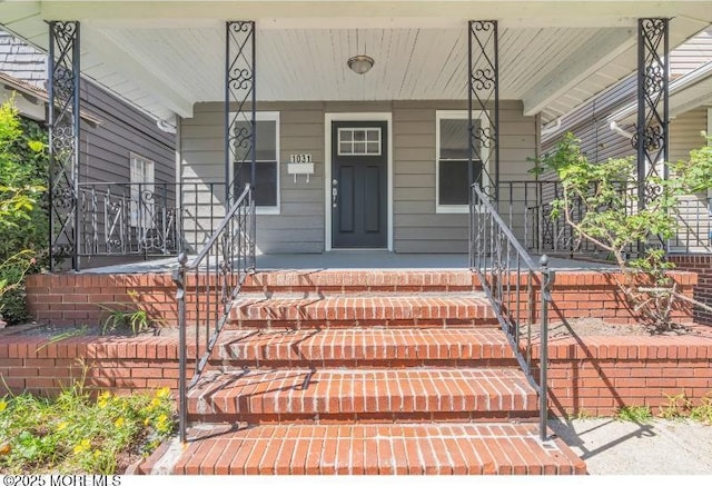 1031 3rd Ave, Asbury Park, NJ 07712 - property entrance with covered porch