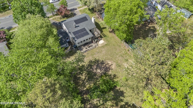 view from above of property