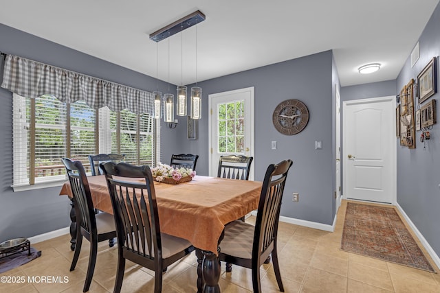 13 Dori Ln, Barnegat, NJ 08005 - dining space with light tile patterned floors and baseboards