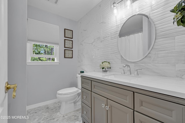 13 Dori Ln, Barnegat, NJ 08005 - full bathroom with vanity, baseboards, and toilet
