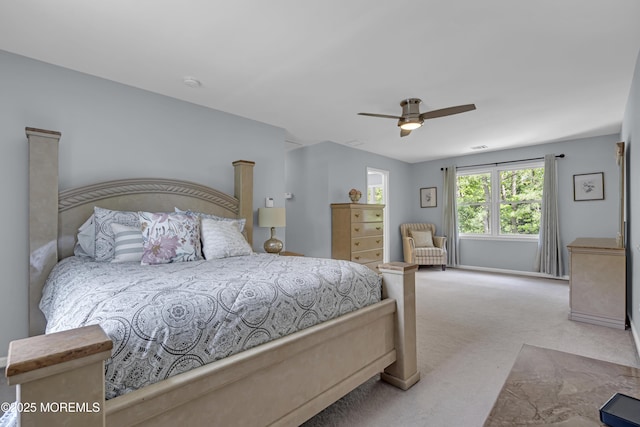13 Dori Ln, Barnegat, NJ 08005 - bedroom with carpet flooring and ceiling fan