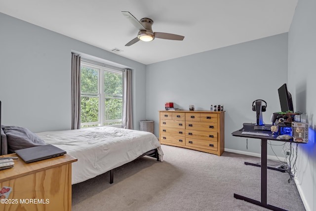 13 Dori Ln, Barnegat, NJ 08005 - carpeted bedroom with a ceiling fan and baseboards