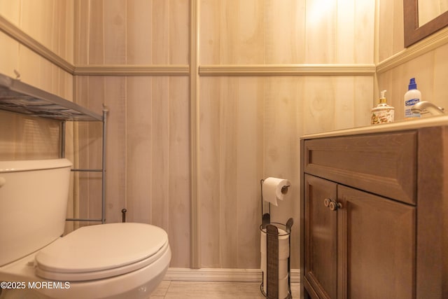 half bath featuring toilet