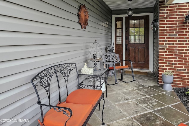 23 Lambeth Ln, Manchester, NJ 08759 - entrance to property with brick siding and covered porch