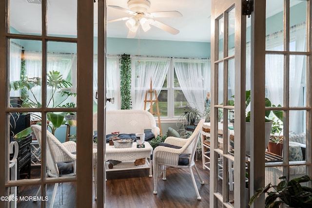 23 Lambeth Ln, Manchester, NJ 08759 - sunroom / solarium featuring plenty of natural light and wood finished floors