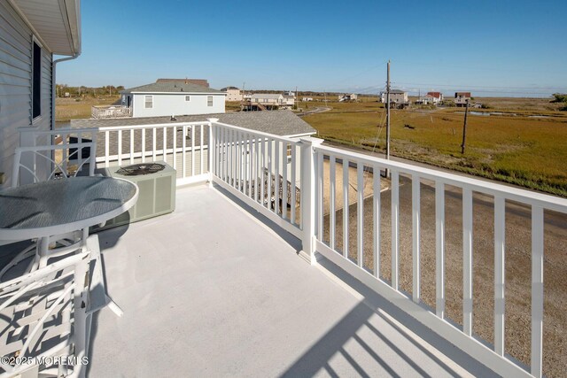 1255 W Mallard Dr, Stafford, NJ 08050 - balcony with central AC unit