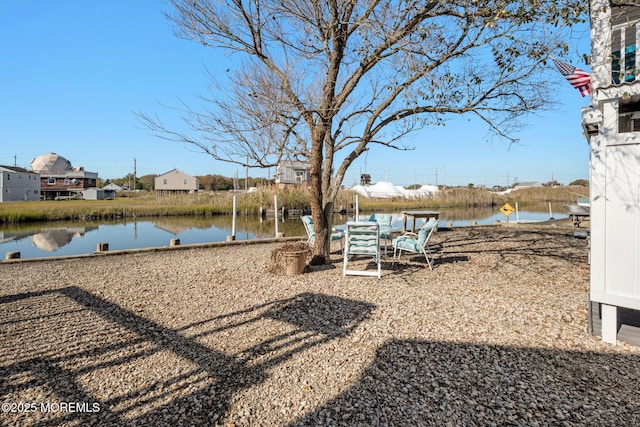 1255 W Mallard Dr, Stafford, NJ 08050 - view of yard with a water view