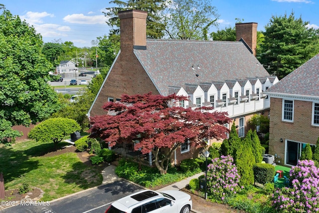 view of subject property