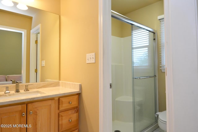 630 Springfield Ave, Pine Beach, NJ 08741 - full bath featuring a shower stall, toilet, and vanity