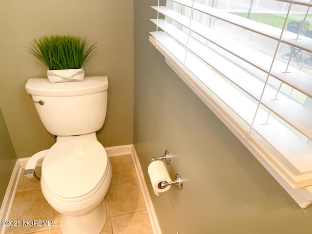 630 Springfield Ave, Pine Beach, NJ 08741 - bathroom featuring toilet, baseboards, and tile patterned floors