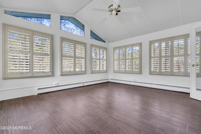 235 Prince Charles Ct, Toms River, NJ 08757 - unfurnished sunroom featuring vaulted ceiling