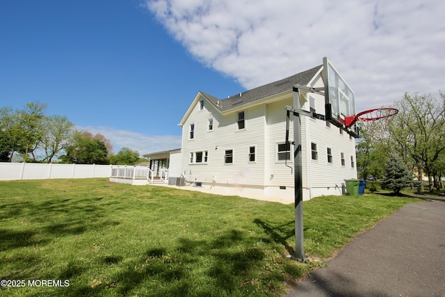 view of side of property