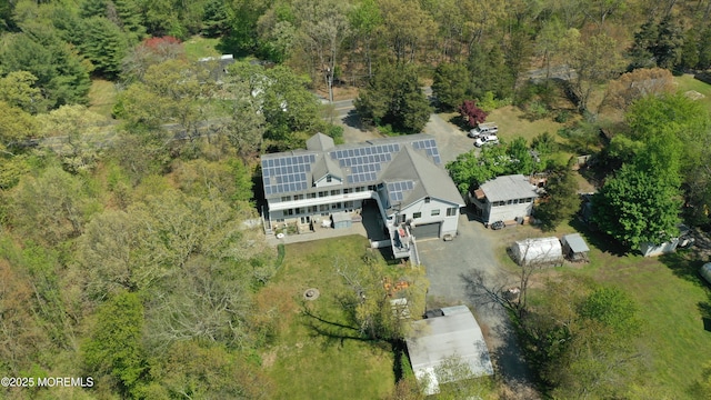 144-146 E Greystone Rd, Old Bridge, NJ 08857 - aerial overview of property's location featuring a heavily wooded area