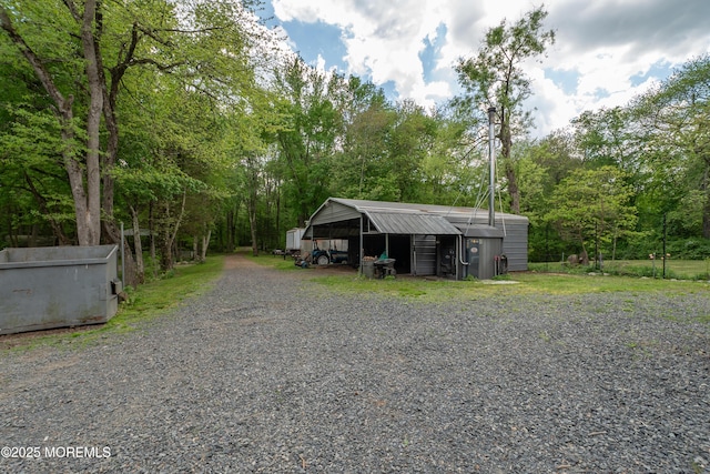 144-146 E Greystone Rd, Old Bridge, NJ 08857 - view of outdoor structure with driveway and an outdoor structure