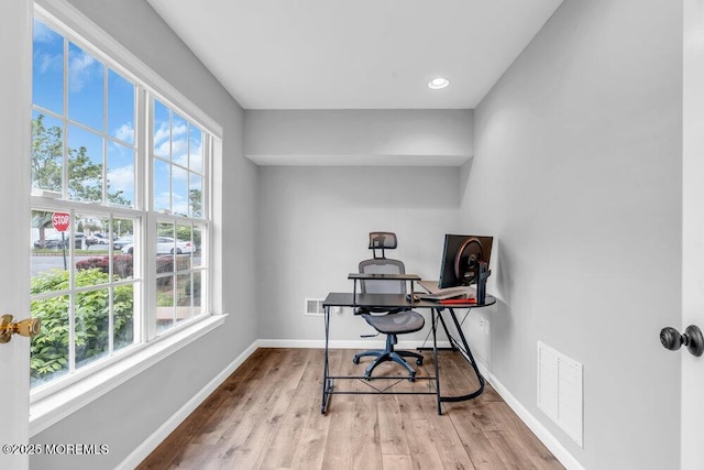 3 Kuczynski Dr Unit 944, Parlin, NJ 08859 - office with baseboards, wood finished floors, and recessed lighting