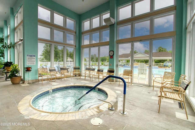 10 Lakeland Dr, Barnegat, NJ 08005 - view of swimming pool with a hot tub and a pool