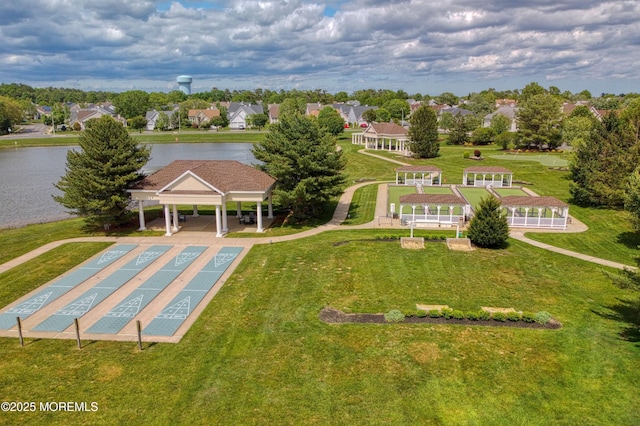 10 Lakeland Dr, Barnegat, NJ 08005 - aerial perspective of suburban area with a nearby body of water