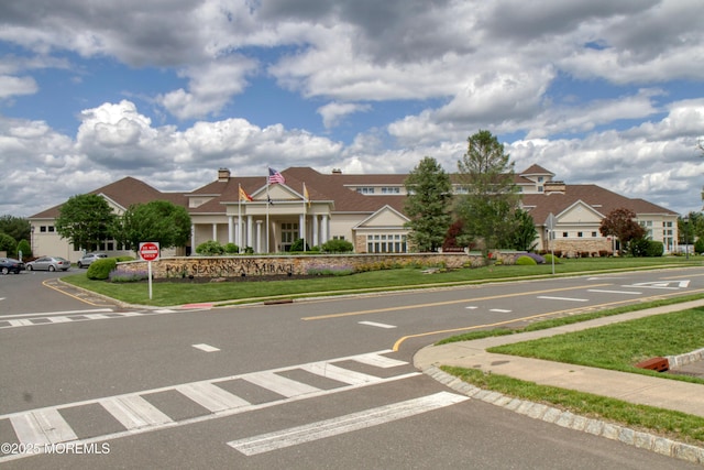 10 Lakeland Dr, Barnegat, NJ 08005 - view of asphalt street with sidewalks, curbs, and traffic signs