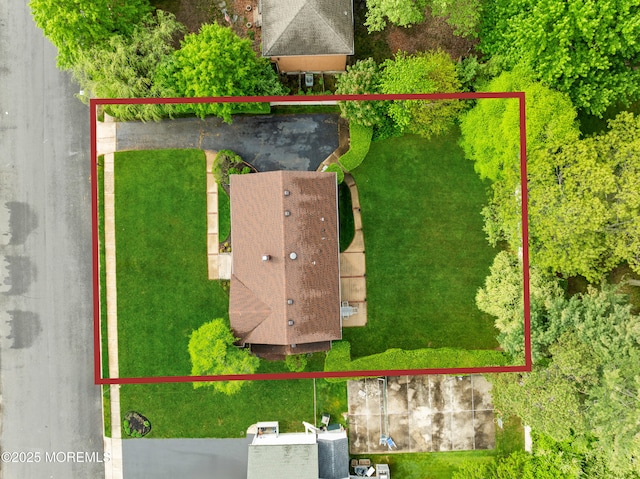 9 Darien Dr, West Long Branch, NJ 07764 - view of property location featuring property parcel outlined
