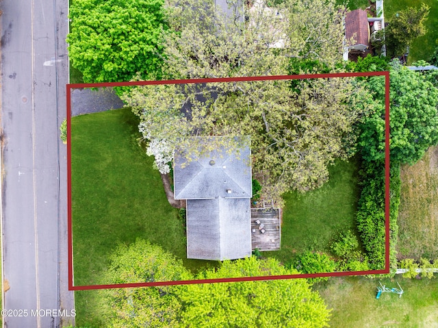 78 Beechwood Ave, West Long Branch, NJ 07764 - aerial overview of property's location with property boundaries highlighted