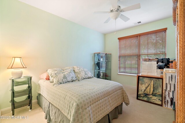 4 Augusta Dr, Little Egg Harbor, NJ 08087 - carpeted bedroom with baseboards and a ceiling fan