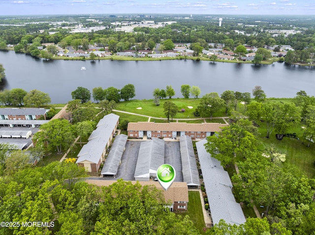 41D Cambridge Ct, Lakewood, NJ 08701 - aerial view of a nearby body of water and a tree filled landscape