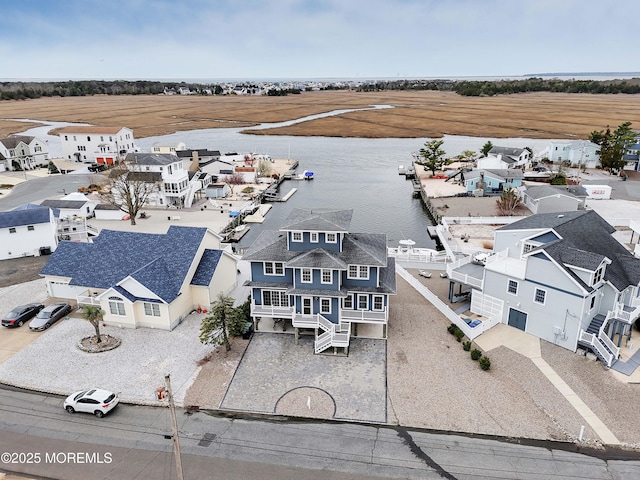 4 E Pimlico Rd, Little Egg Harbor, NJ 08087 - aerial perspective of suburban area with a nearby body of water