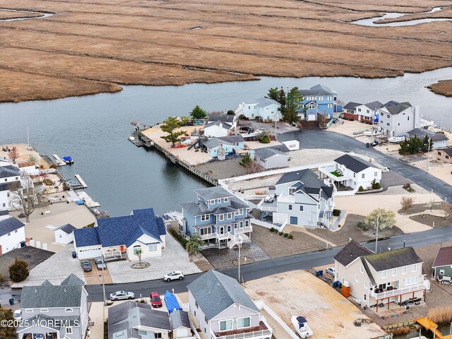 4 E Pimlico Rd, Little Egg Harbor, NJ 08087 - aerial view of residential area with a nearby body of water