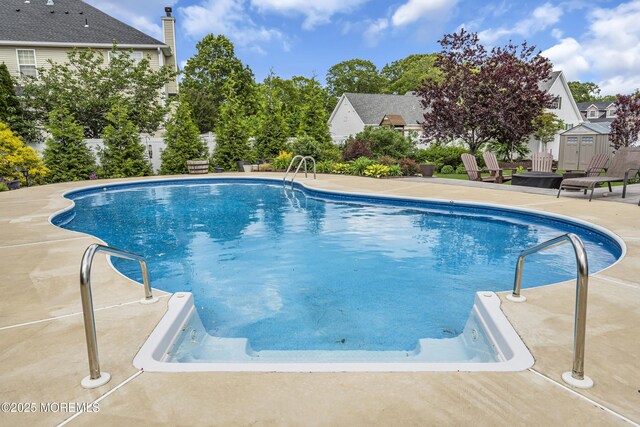 22 Ernest Dr, Lanoka Harbor, NJ 08734 - view of swimming pool featuring a patio