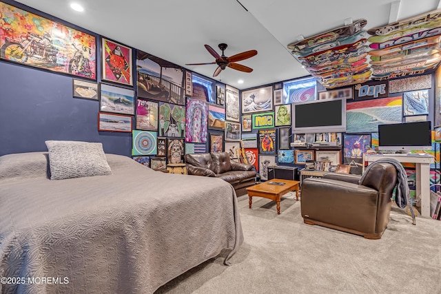 22 Ernest Dr, Lanoka Harbor, NJ 08734 - carpeted bedroom with recessed lighting
