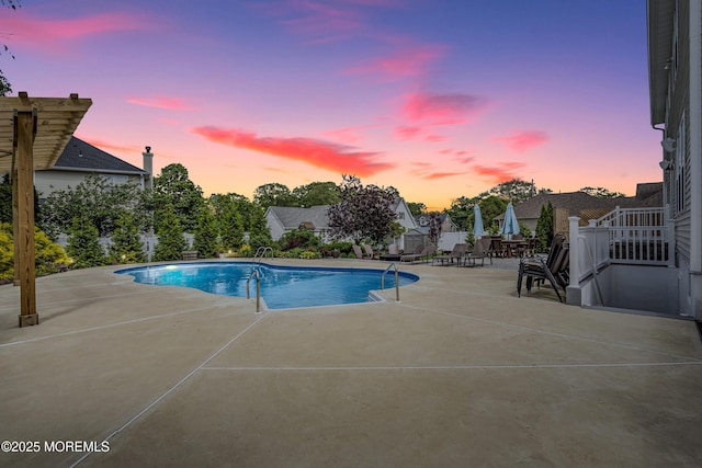 22 Ernest Dr, Lanoka Harbor, NJ 08734 - view of swimming pool featuring a patio