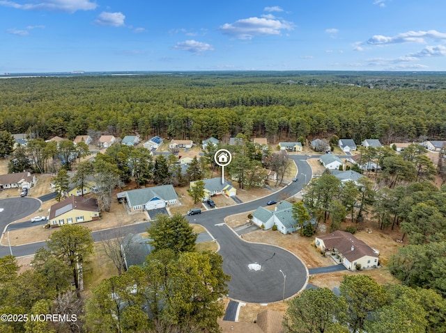 4B Greenwood Ln, Whiting, NJ 08759 - view of property location with a heavily wooded area and nearby suburban area