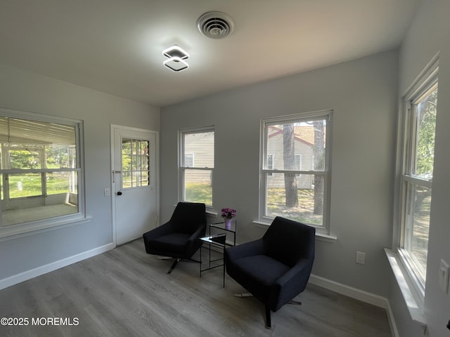 4B Greenwood Ln, Whiting, NJ 08759 - living area with wood finished floors and baseboards